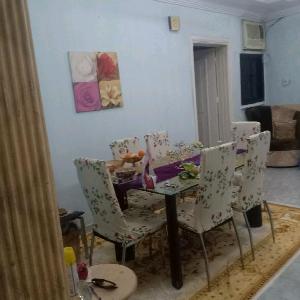 dining table and bedroom set
